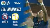 Berita Video, Highlights Pertandingan Arema FC Vs Barito Putera pada Selasa (23/11/2021)