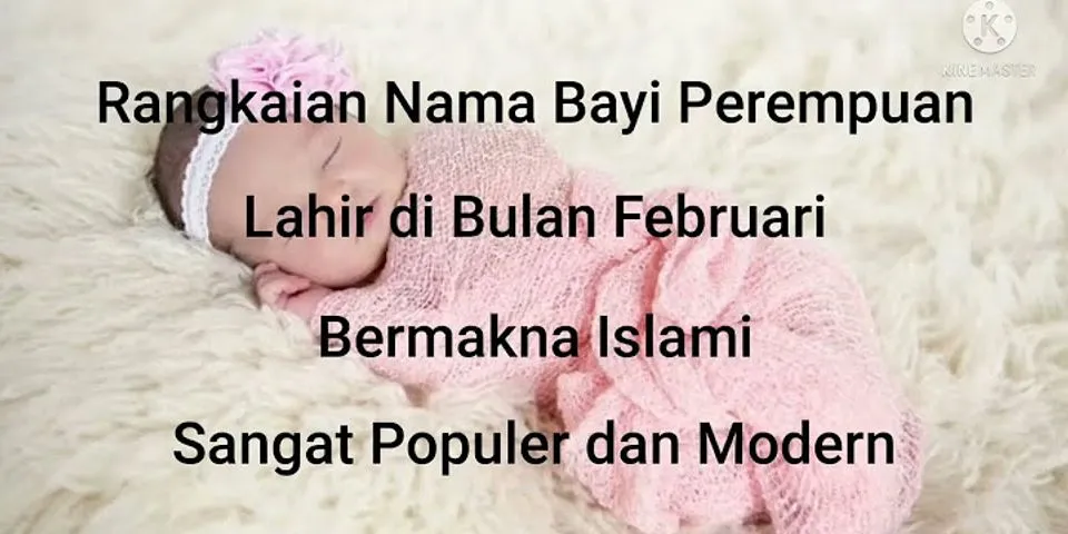 Apa nama bayi perempuan menurut islam?
