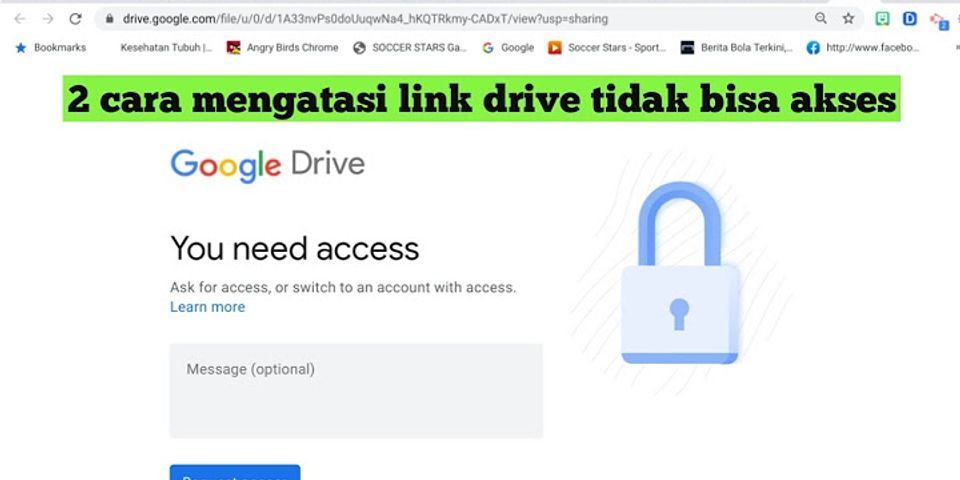 Bagaimana cara meminta akses Google Drive?
