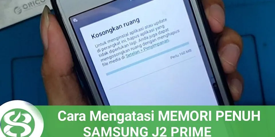 Berapa ruang penyimpanan Samsung J2 Prime?
