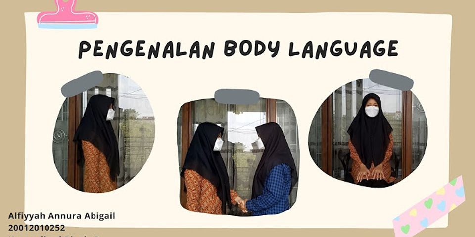 Body language ucapan selamat datang berikut adalah merupakan perilaku dari negara