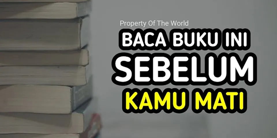 Buku terbaik Indonesia