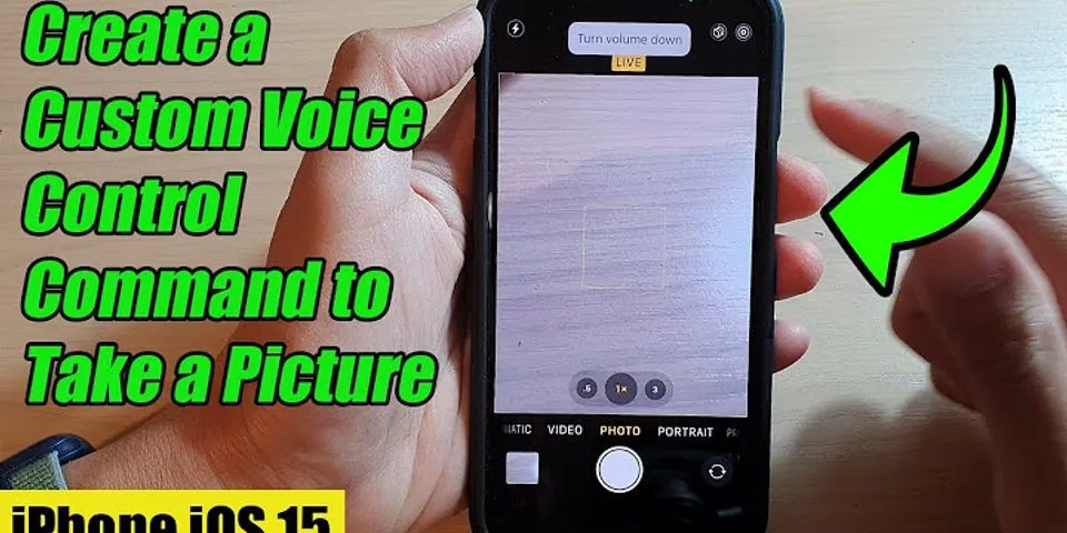 Can iPhone take picture with voice command
