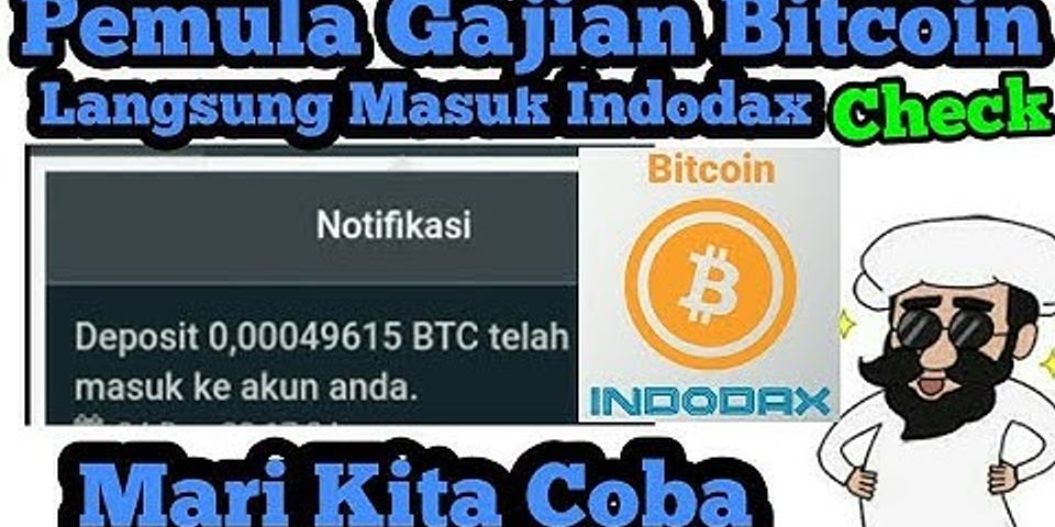 Cara mendapatkan Bitcoin gratis di Indodax