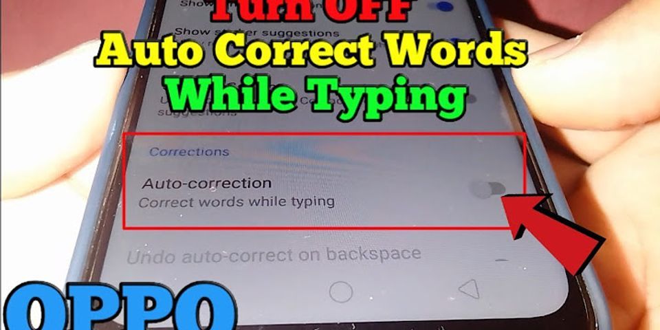 Cara menghilangkan kamus di Keyboard OPPO a5s