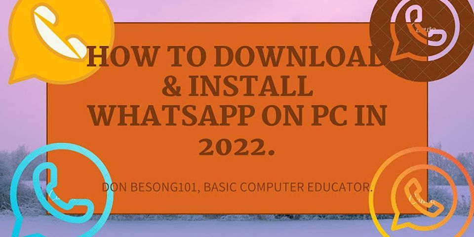 Download WhatsApp PC terbaru 2021