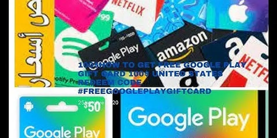 Free gift card Google play generator