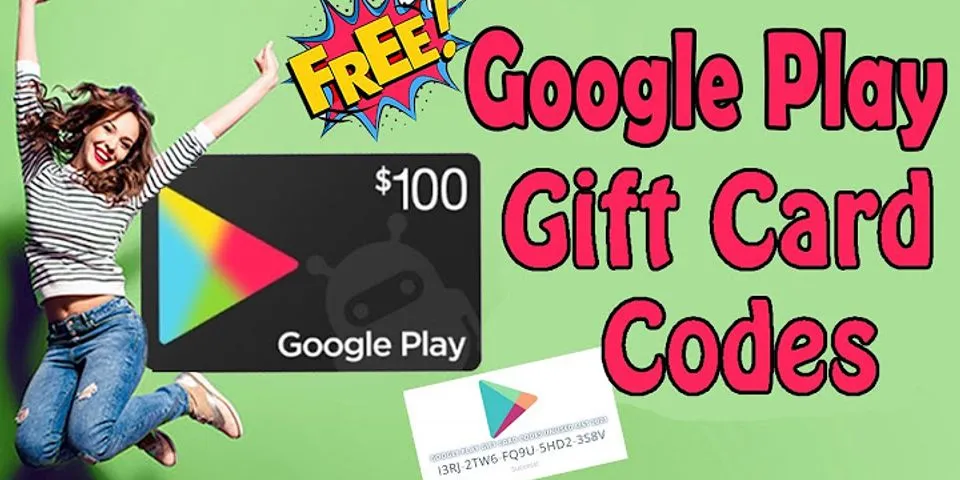 Google Play gift card code