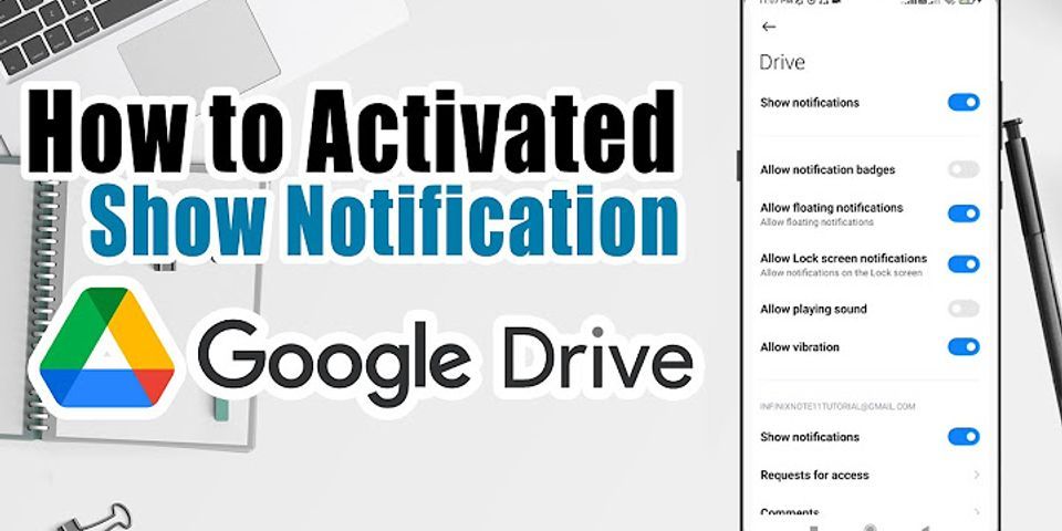 How do I clear read notifications from within the Google Drive app on Android