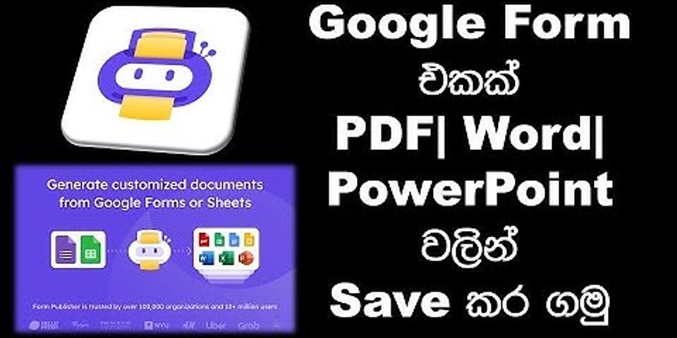 How do I convert a PDF to a Google Form?