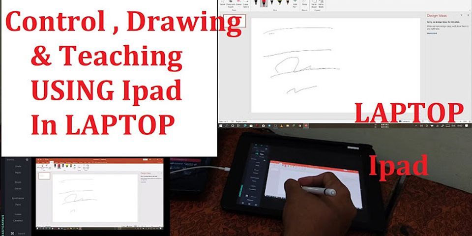 How do I use my iPad as a drawing tablet for PC?
