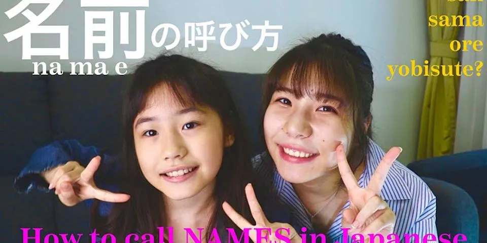 How do you greet a Japanese name?