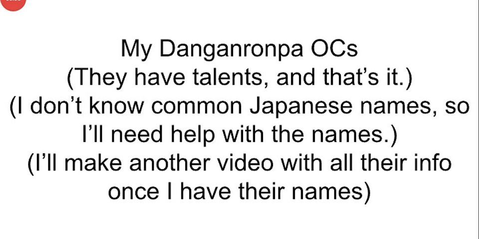 How to name Japanese OCs