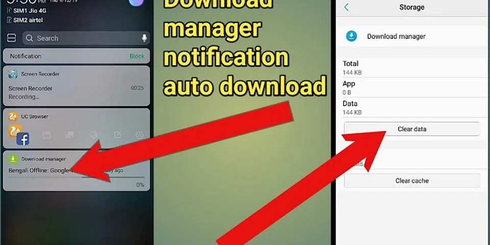 How to stop Google Play download manager