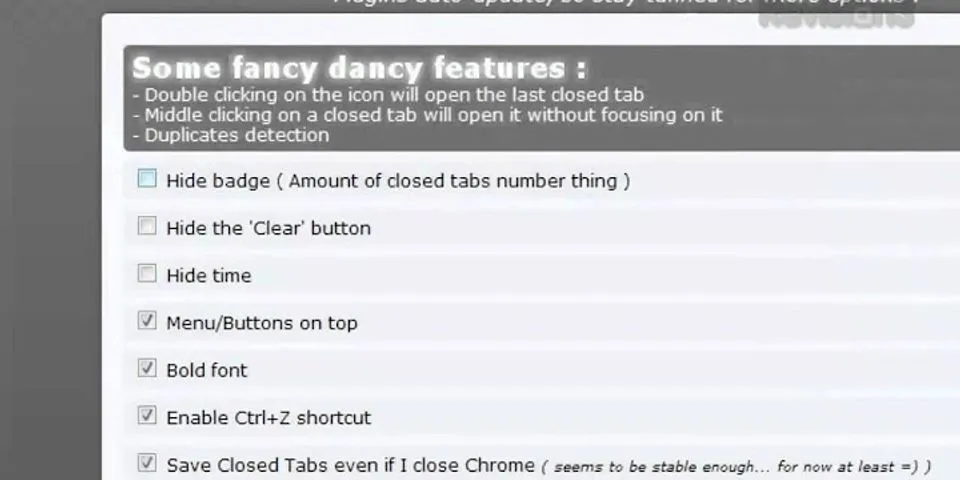 How to undo on Google Chrome