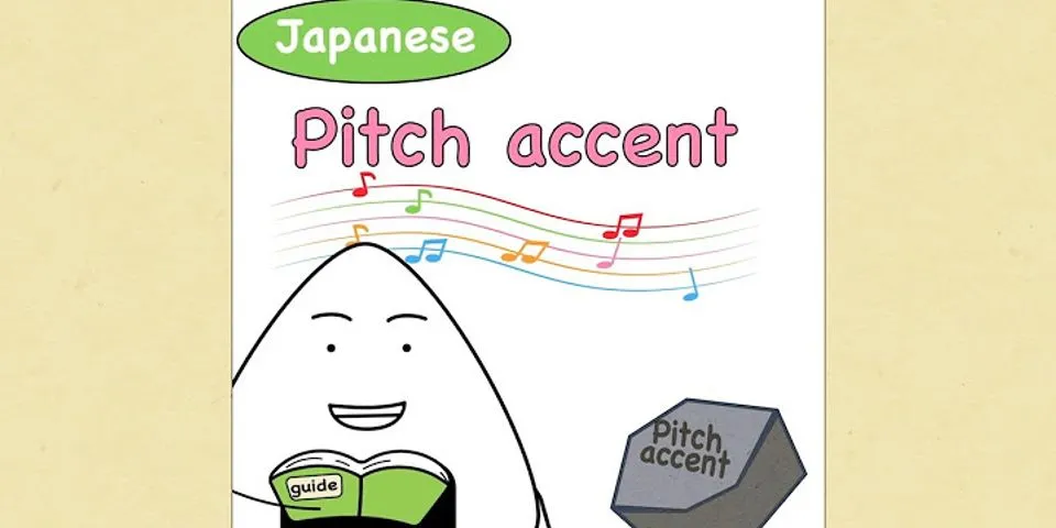 Is Japanese a pitch language?