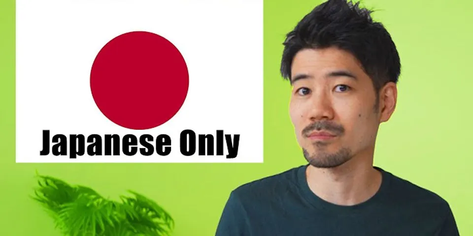 Learn Japanese speaking only