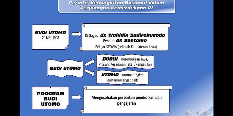 Mengapa Budi Utomo disebut sebagai perintis kebangkitan nasional dalam perjuangan kemerdekaan Indonesia?