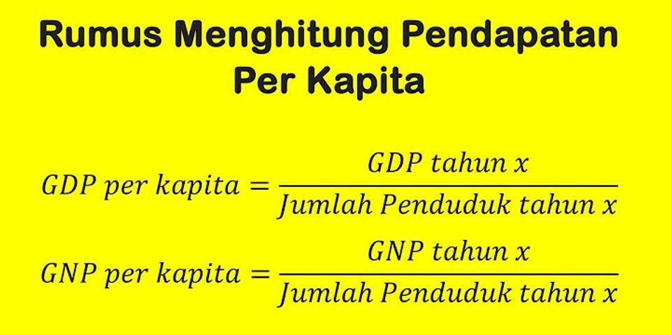Mengapa Indonesia termasuk kategori negara dengan pendapatan perkapita rendah brainly