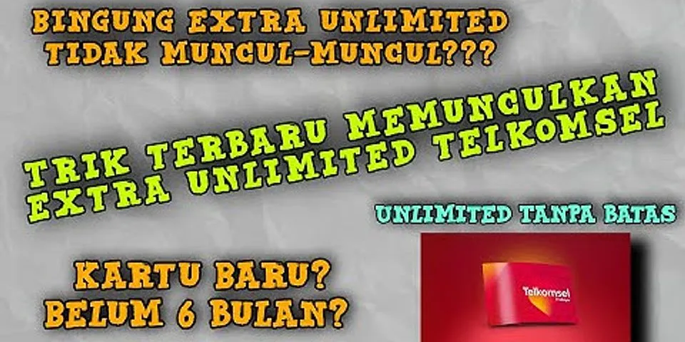 Paket Unlimited Telkomsel itu apa?