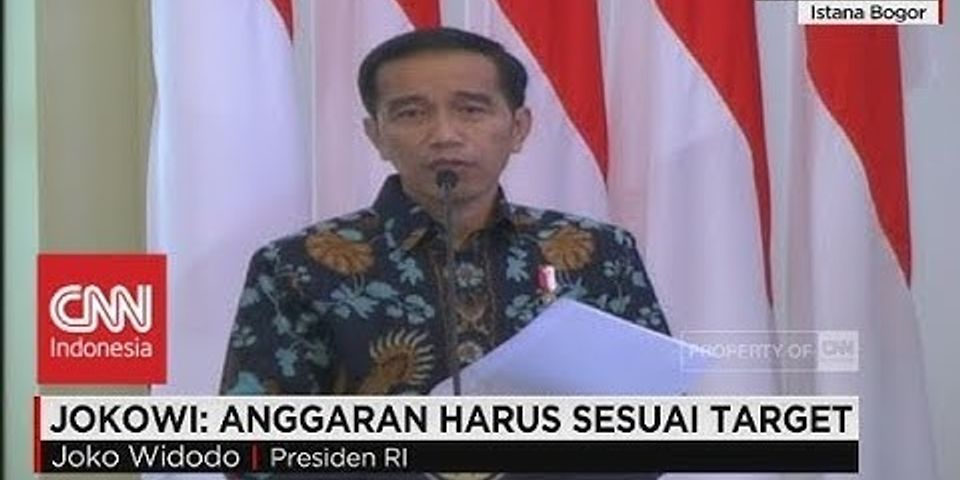 Siapa kepala PEMERINTAHAN Indonesia
